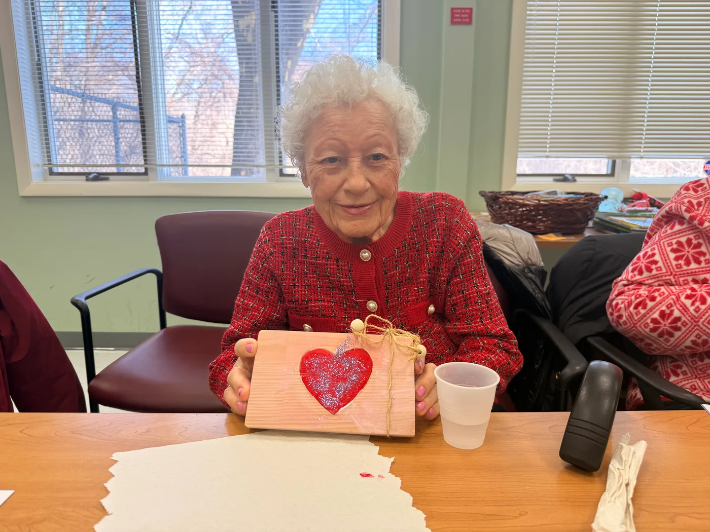 A free art class in session at a Connecticut senior center