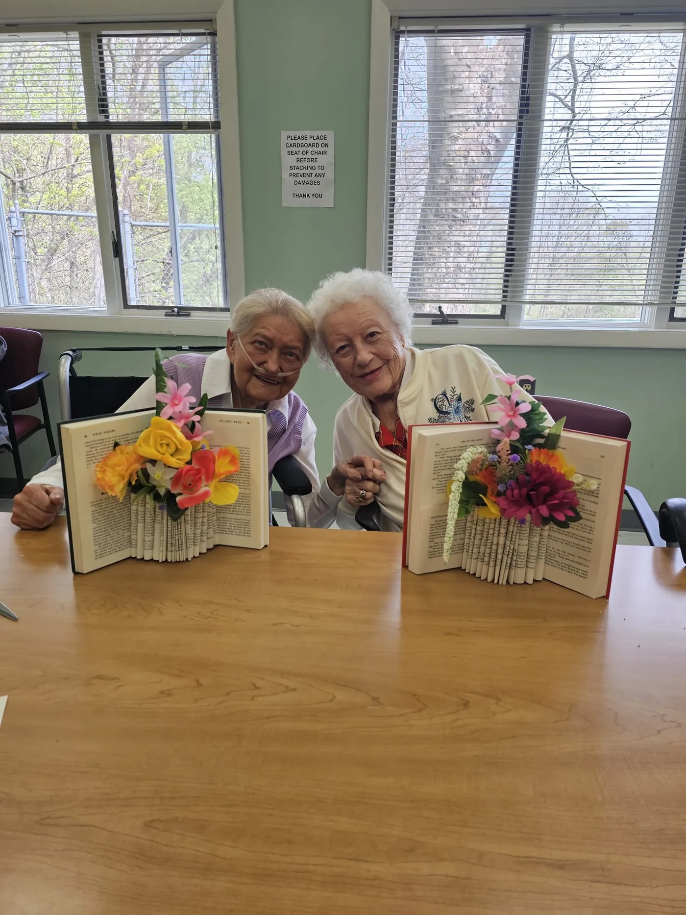 Artwork made by seniors at one of our free classes