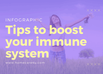 9 Tips to Boost your Immune System (Infographic)