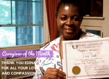 Edina Tiwah – March’s Caregiver of the Month
