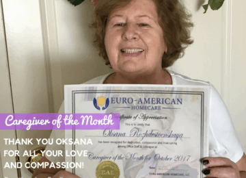 Meet Oksana, our October Caregiver of Month