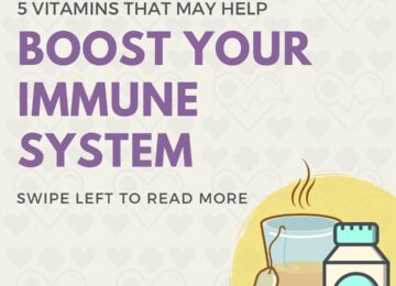 5 Vitamins that can boost your immune system