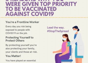 3 Reasons why you were given top priority to be vaccinated against COVID-19